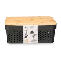 Mehrzweckbox Kinvara Braun Schwarz Bambus Polypropylen (6 Stück)