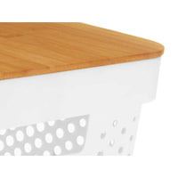 Mehrzweckbox Kinvara Weiß Braun Bambus Polypropylen (6 Stück)