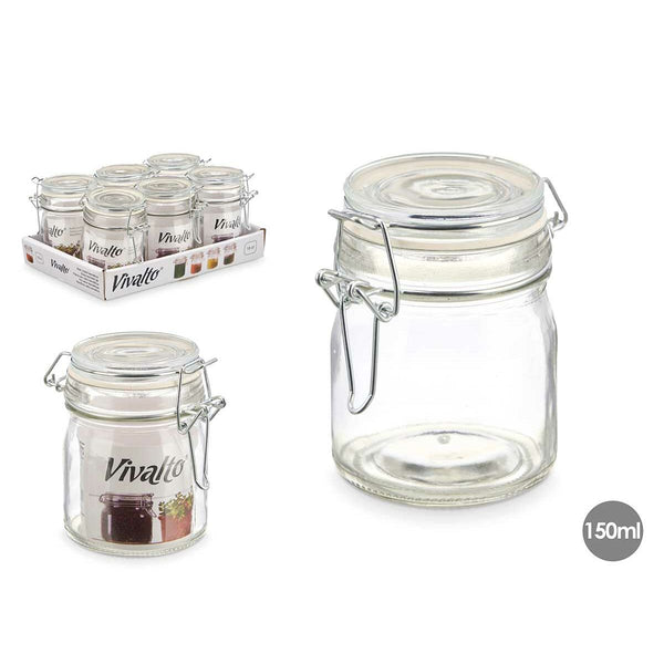 Glasgefäß Vivalto 04-9411 04-9411 Durchsichtig 150 ml (6 Stück)