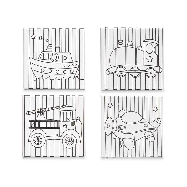 Leinwand Pincello Holz Stoff 12 Stück