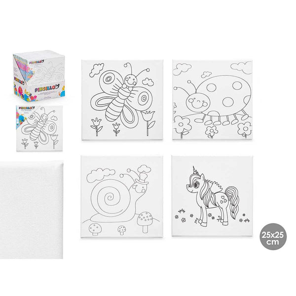 Leinwand Pincello Holz Stoff 12 Stück