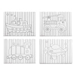 Leinwand Pincello Holz Stoff 8 Stück