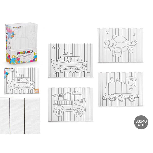 Leinwand Pincello Holz Stoff 8 Stück