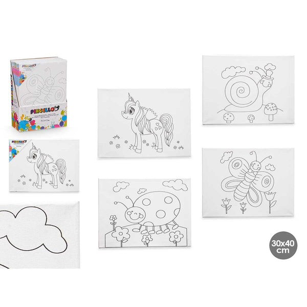 Leinwand Pincello Holz Stoff 8 Stück