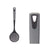 Schaumlöffel Kinvara Schwarz Grau TPR PBT 10 x 35 x 2 cm (12 Stück)