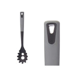 Spaghettilöffel Kinvara Schwarz Grau TPR PBT 7 x 34 x 4 cm (12 Stück)