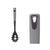 Spaghettilöffel Kinvara Schwarz Grau TPR PBT 7 x 34 x 4 cm (12 Stück)