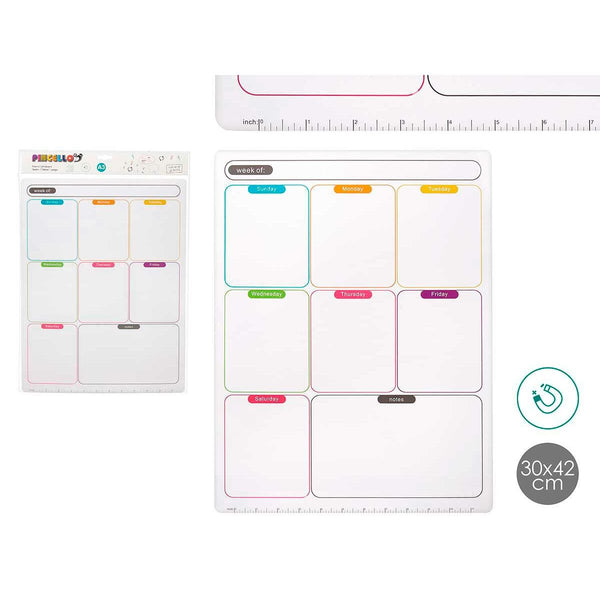 Magnete Pincello Weiß 33,5 x 48 x 0,5 cm Kühlschrank A3 (12 Stück)