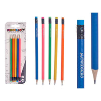 Bleistifte Set Pincello 474 Gelb Blau Rot grün Orange (12 Stück)