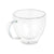 Tasse Kaffee und Tee Vivalto OCT-DG2397 OCT-DG2397 Durchsichtig Borosilikatglas 140 ml (6 Stück)