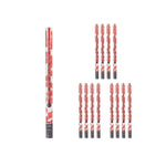 Konfettikanone Rot Papier Pappe Kunststoff 5 x 79 x 5 cm (12 Stück)