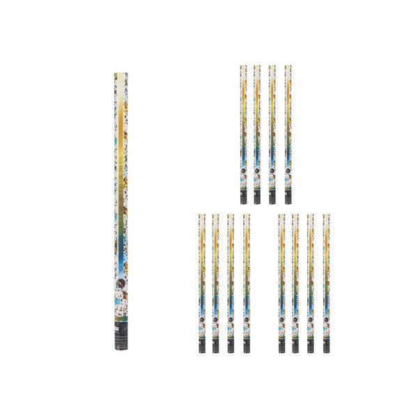 Konfettikanone Bunt Papier Pappe Kunststoff 5 x 98,5 x 5 cm (12 Stück)