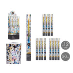 Konfettikanone XZY99A-50 Bunt Papier Pappe Kunststoff 5 x 49 x 5 cm (12 Stück)