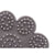 Hundebürste Mascow 336 Grau 10,5 x 10 x 3 cm (12 Stück)