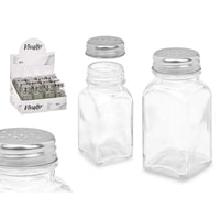 Salzstreuer Vivalto YHP-F0409/DH12 YHP-F0409/DH12 Durchsichtig Metall Glas 4 x 9 x 4 cm (12 Stück)