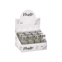 Salzstreuer Vivalto YHP-F0409/DH12 YHP-F0409/DH12 Durchsichtig Metall Glas 4 x 9 x 4 cm (12 Stück)