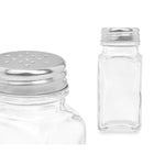 Salzstreuer Vivalto YHP-F0409/DH12 YHP-F0409/DH12 Durchsichtig Metall Glas 4 x 9 x 4 cm (12 Stück)