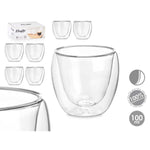 Wasserglas Vivalto Durchsichtig Borosilikatglas 100 ml (6 Stück)