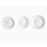 Geschirr-Set Vivalto F-LFP95-85-90 F-LFP95-85-90 Weiß Opalglas (2 Stück)
