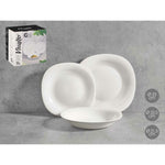 Geschirr-Set Vivalto F-LFP95-85-90 F-LFP95-85-90 Weiß Opalglas (2 Stück)
