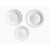 Geschirr-Set Vivalto F-LP100-80-85 F-LP100-80-85 Weiß Opalglas (2 Stück)