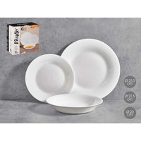 Geschirr-Set Vivalto F-LP100-80-85 F-LP100-80-85 Weiß Opalglas (2 Stück)