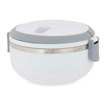 Lunchbox Kinvara SW8034A-1 1 Weiß Grau Anthrazit Edelstahl Polypropylen 700 ml 16 x 9 x 14,5 cm (6 Stück)