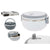 Lunchbox Kinvara SW8034A-1 1 Weiß Grau Anthrazit Edelstahl Polypropylen 700 ml 16 x 9 x 14,5 cm (6 Stück)