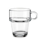 Tasse Kaffee und Tee Vivalto Z908-9/BHA6 Z908-9/BHA6 Durchsichtig Glas 270 ml (6 Stück)