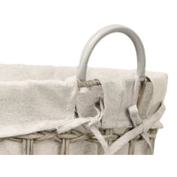 Korb Kipit HX30553 Grau Polyester Stoff Polypropylen Eisen Kunststoff 50 % Baumwolle (6 Stück)