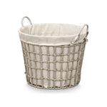 Korb Kipit HX30559 Grau Polyester Stoff Polypropylen Eisen Kunststoff 50 % Baumwolle (6 Stück)