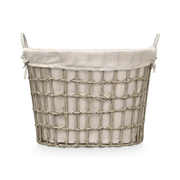 Korb Kipit HX30562 Grau Polyester Stoff Polypropylen Eisen Kunststoff 50 % Baumwolle (6 Stück)