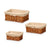 Korbsatz Kipit HX31033S/3 Polyester korb 50 % Baumwolle 39 x 16,5 x 29 cm 3 Stücke