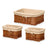 Korbsatz Kipit HX31449S/3 Polyester korb Stoff 50 % Baumwolle 39 x 16 x 30 cm 3 Stücke