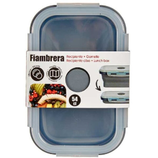 Lunchbox Kinvara Grau Durchsichtig ABS 540 ml (12 Stück)