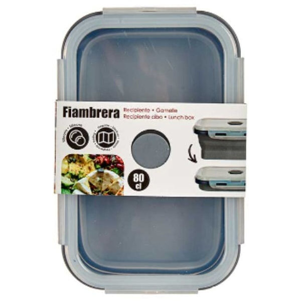Lunchbox Kinvara Grau Durchsichtig ABS 800 ml (6 Stück)