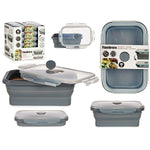 Lunchbox Kinvara Grau Durchsichtig ABS 800 ml (6 Stück)