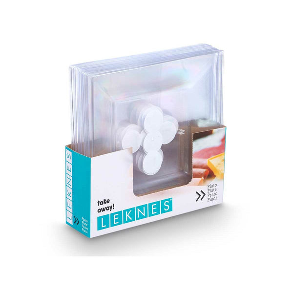 Geschirr-Set Leknes Durchsichtig polystyrol Kunststoff 27,3 x 2,3 x 27,3 cm (24 Stück)