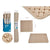 Badematte Berilo AR1910106 Beige PVC 0,03 x 50 x 50 cm (6 Stück)
