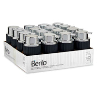 Seifenspender Berilo 3236-3 Anthrazit Kunststoff 420 ml 7 x 14,5 x 8,5 cm (16 Stück)