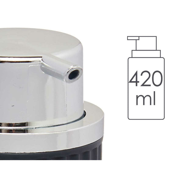 Seifenspender Berilo 3236-3 Anthrazit Kunststoff 420 ml 7 x 14,5 x 8,5 cm (16 Stück)