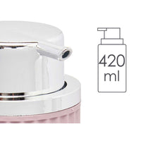 Seifenspender Berilo 3236-4 Rosa Kunststoff 420 ml 7 x 14,5 x 8,5 cm (16 Stück)
