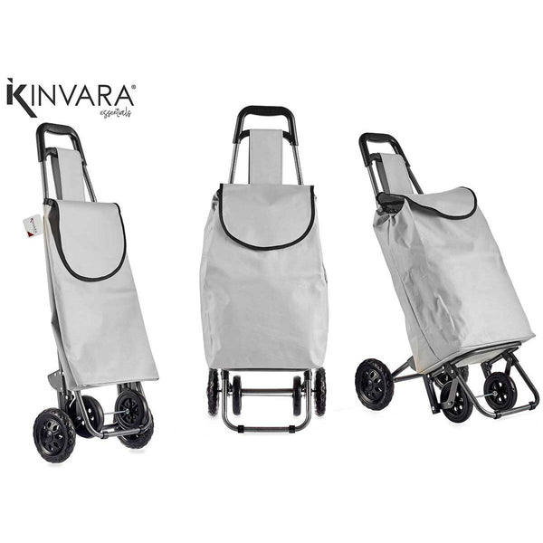 Warenkorb Kinvara Schwarz Grau 30 L 22 x 98 x 38 cm (6 Stück)