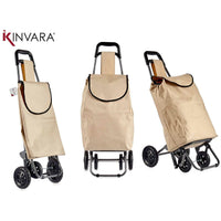 Warenkorb Kinvara Schwarz Beige 30 L 22 x 98 x 38 cm (6 Stück)
