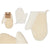 Peeling-Handschuh Berilo Weiß Beige (12 Stück)