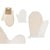 Peeling-Handschuh Berilo Weiß Beige (12 Stück)