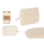 Körperschwamm Berilo Weiß Beige 11 x 16,5 x 2 cm (12 Stück)