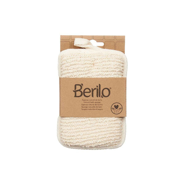 Körperschwamm Berilo Weiß Beige 11 x 16,5 x 2 cm (12 Stück)