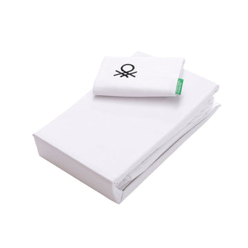 Bettwäsche-Set Benetton Weiß individuell 3 Stücke