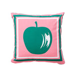 Kissen Benetton grün Rosa Apfel 40 x 40 cm karriert